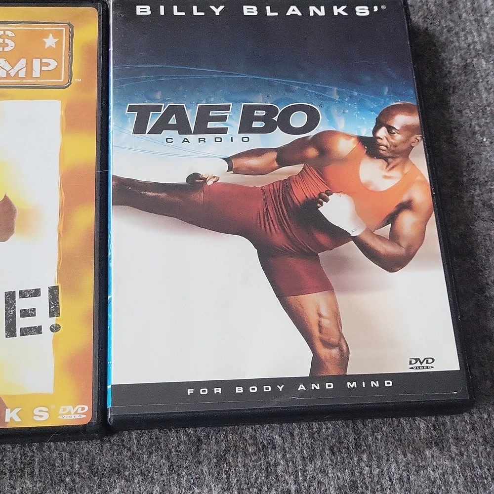 Billy Blanks Tae Bo and Bootcamp DVD Set - Black, White, Gold - Picture 2 of 4